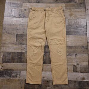 Ted Baker London Chino Pants Men’s 34R Tan Cotton Designer Casual